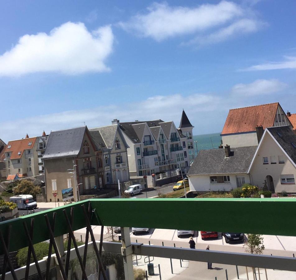 Vue Mer L'Aiglon T2 Balcon Parking Prive Wimereux Exteriör bild
